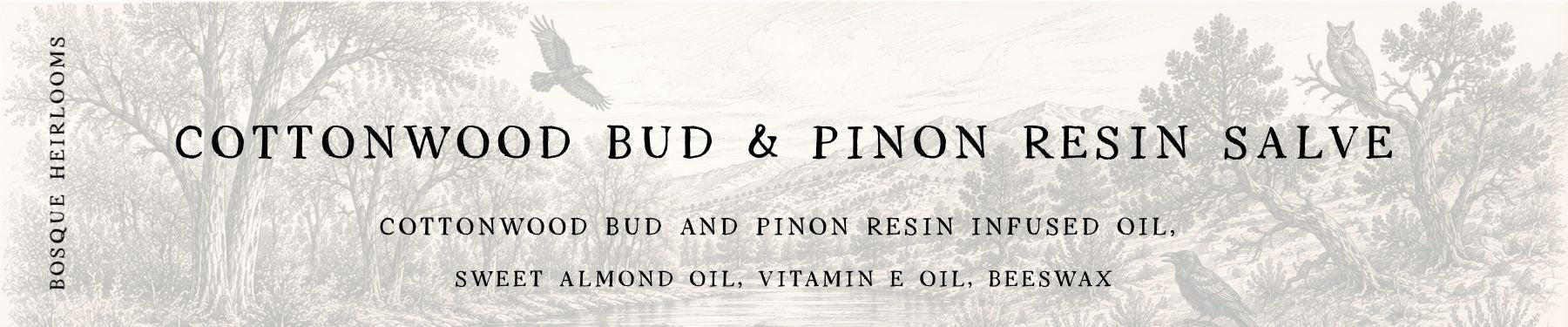 Cottonwood Bud and Pinon Resin Salve